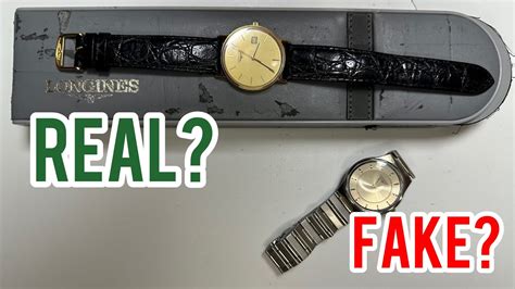 how to spot a fake longines watch|watchuseek real longines.